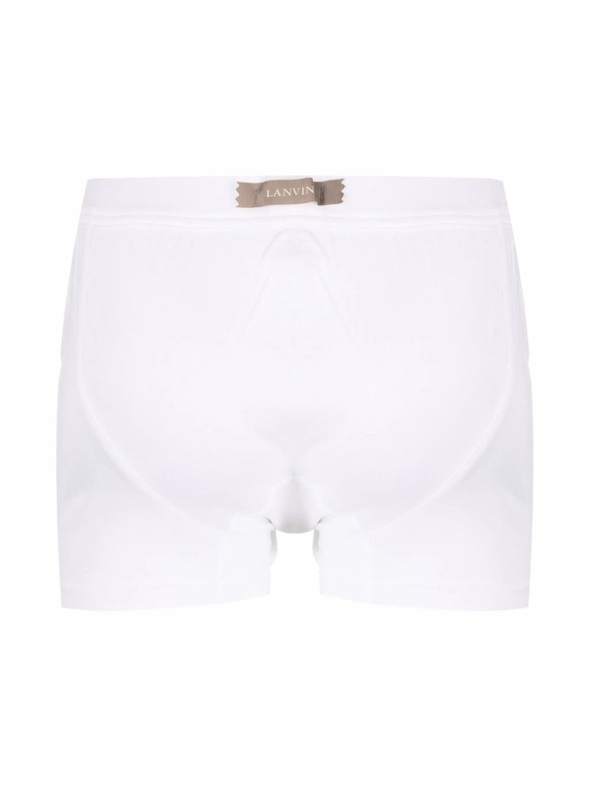 White Boxer With Buttons