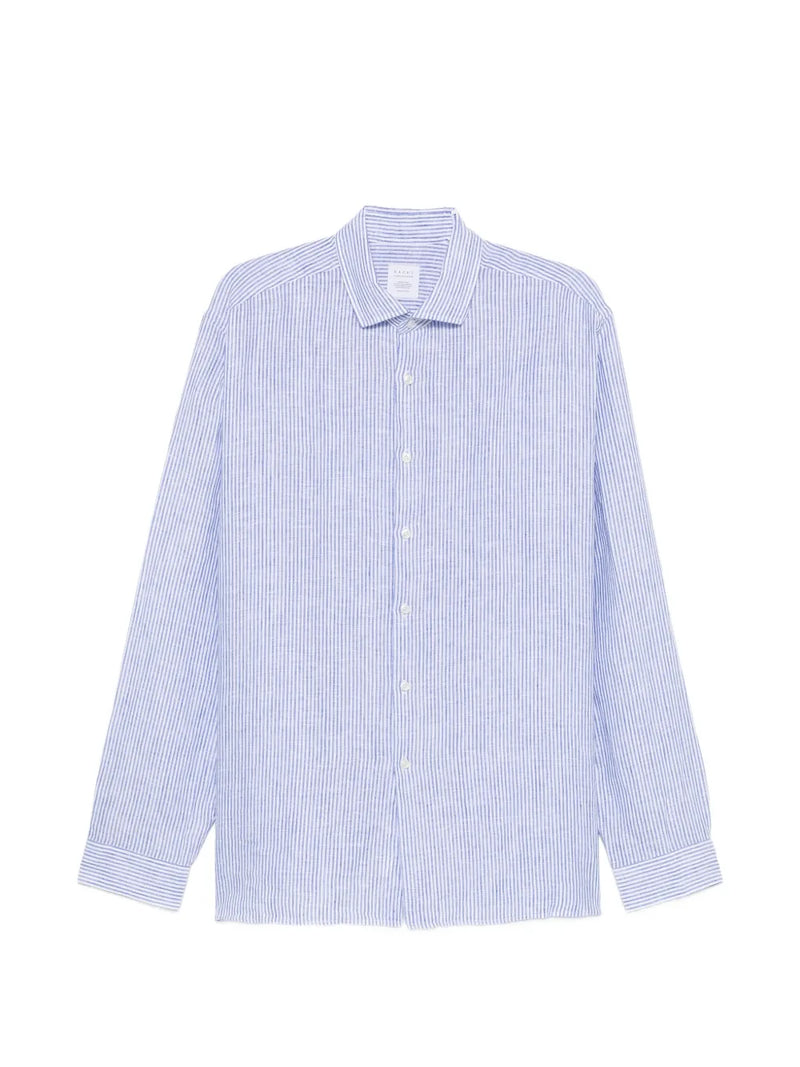 Xacus striped linen shirt