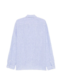 Xacus striped linen shirt