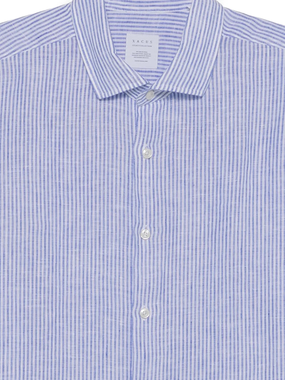 Xacus striped linen shirt