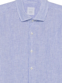 Xacus striped linen shirt