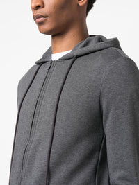 Zip-Fastening Grey Sweatshirt