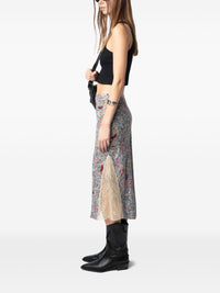 Mid-Length Grey Skirt