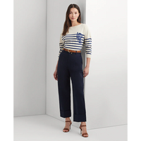 Zeeya Ankle Flat-Front Trousers