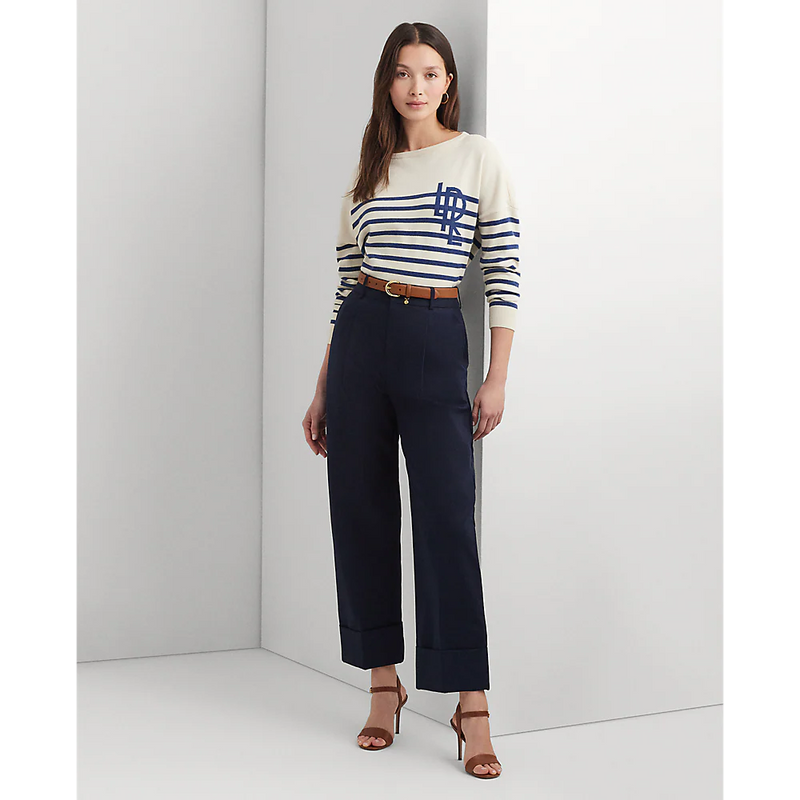 Zeeya Ankle Flat-Front Trousers