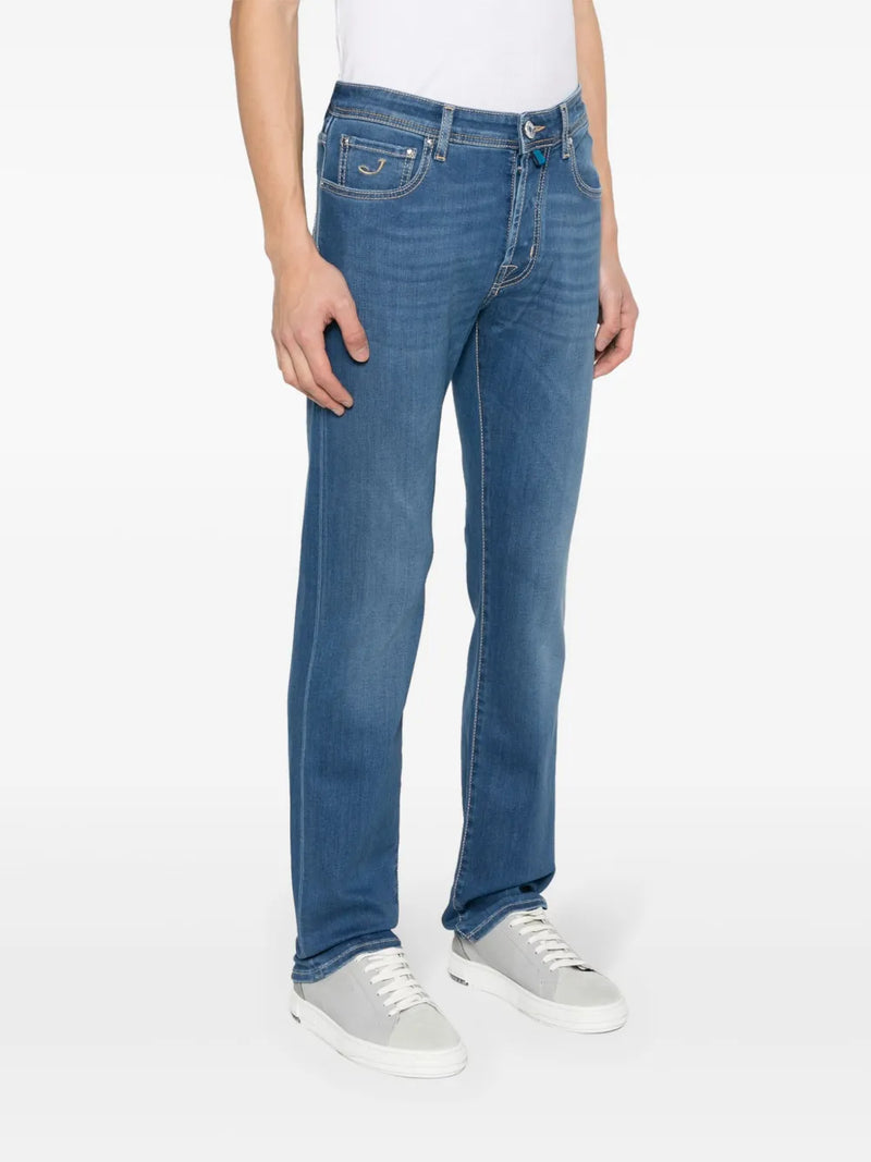Bard mid-rise slim-fit jeans