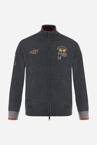 FULL ZIP SWEATER SOFT WOOL