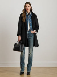 FX Shearling Short Belted 35" Unlined Coat