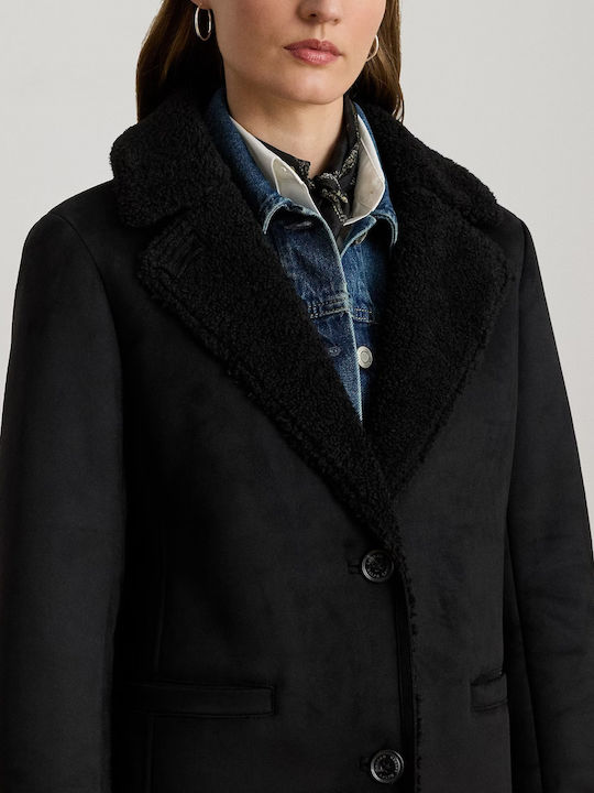 FX Shearling Short Belted 35" Unlined Coat