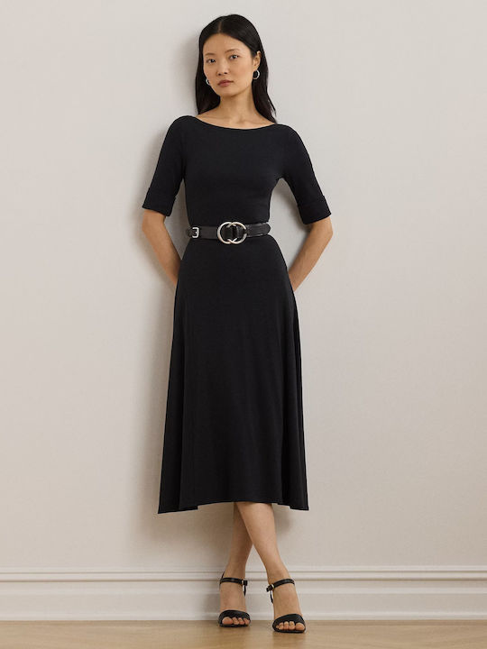 Munzie Elbow-Sleeve Day Dress