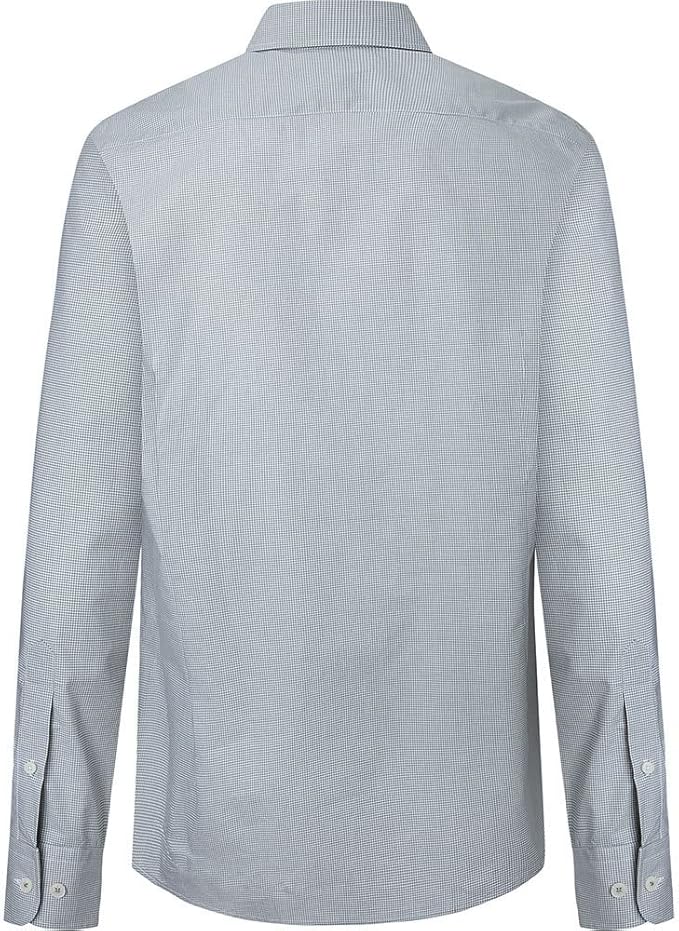 Gingham White/Blue Shirt