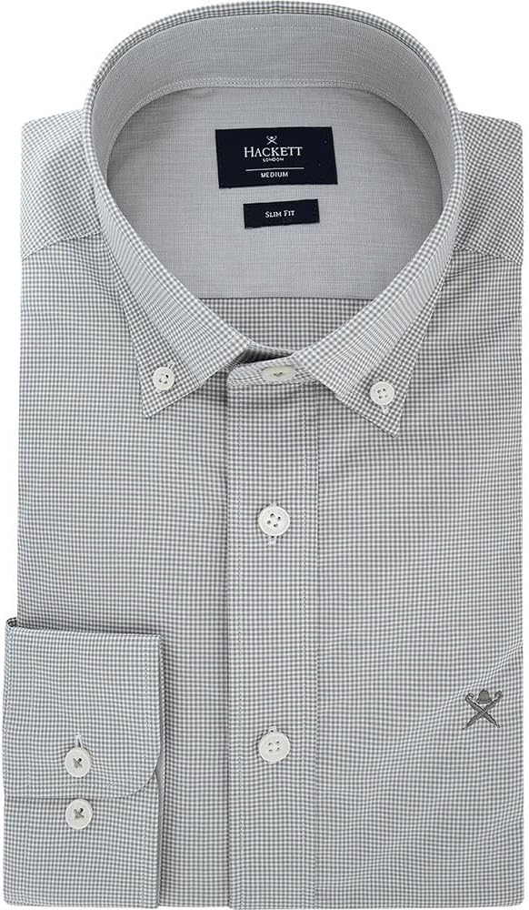 Gingham White/Blue Shirt