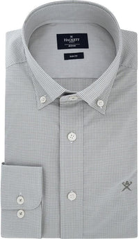 Gingham White/Blue Shirt