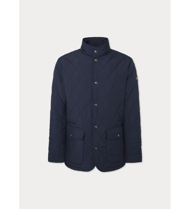 Quilted Navy Jacket
