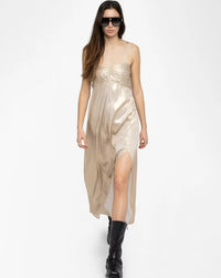 RIPPIE SATIN DRESS