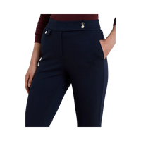 Zinleah Ankle Flat-Front Pants