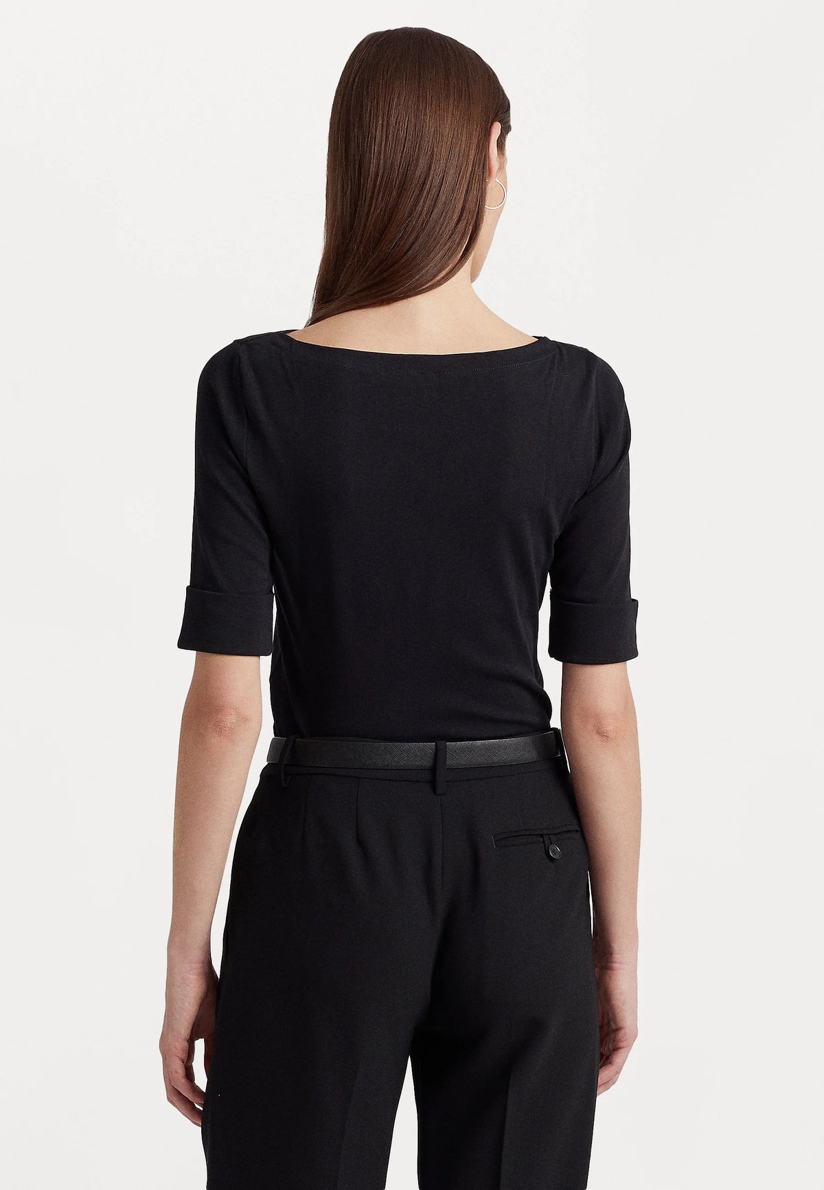 Judy Elbow-Sleeve Knit Top