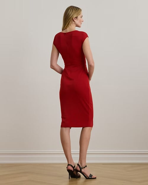 Fabiana Elbow-Sleeve Dress