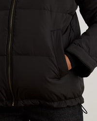 SH Puffer With Notch Collar Insulated Coat