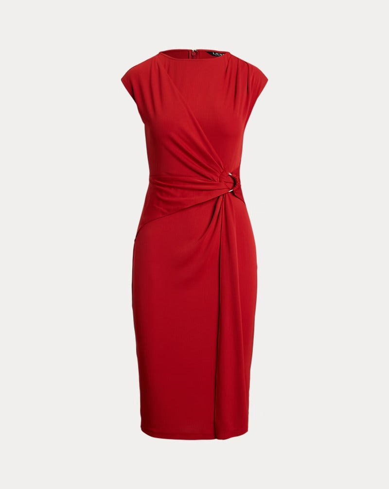 Fabiana Elbow-Sleeve Dress