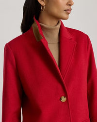 Wool SB 38" Lined Coat