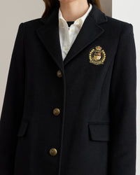 Crested Wool Lined Coat