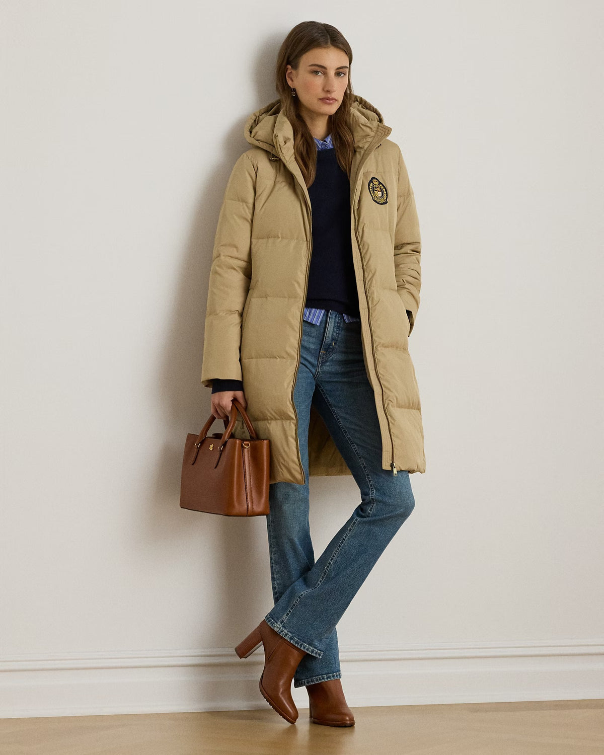 PF Women Channel Quilted Insulated Coat