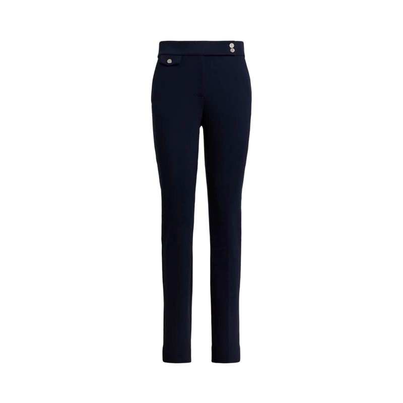 Zinleah Ankle Flat-Front Pants