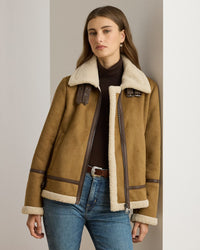 FX Shearling Short Belted 24" Unlined Coat