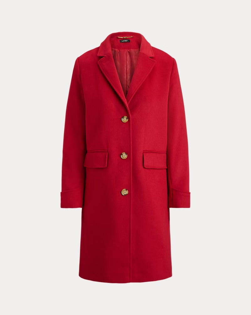 Wool SB 38" Lined Coat