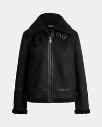 FX Shearling Short Belted 24" Unlined Coat