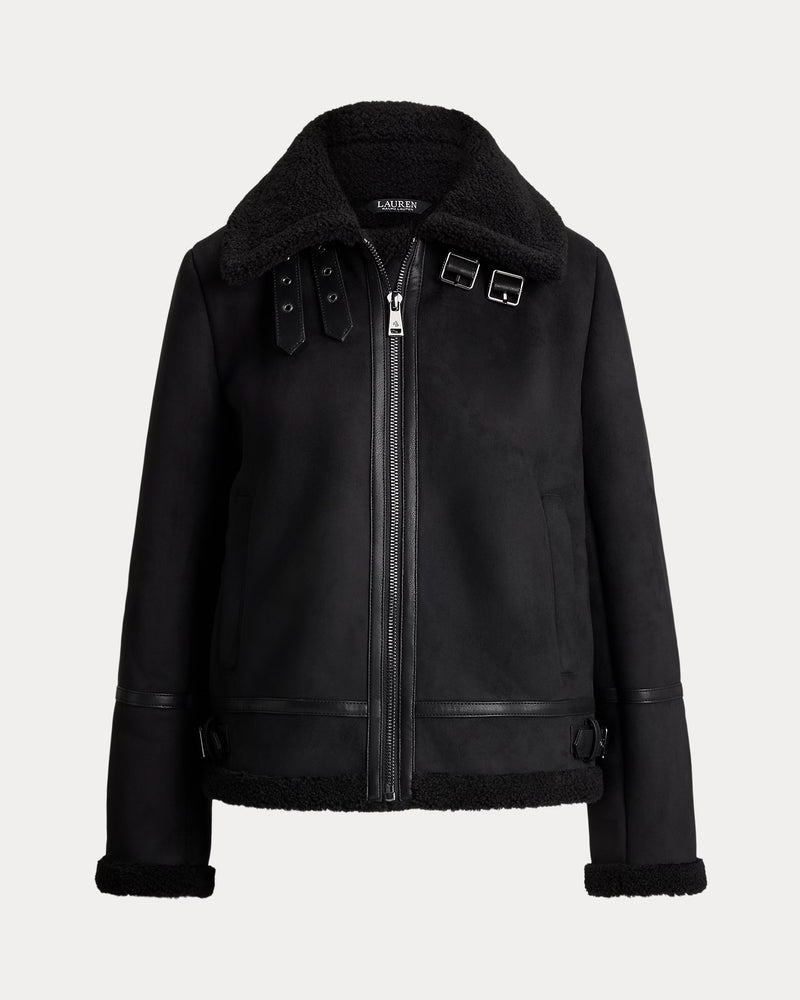 FX Shearling Short Belted 24" Unlined Coat