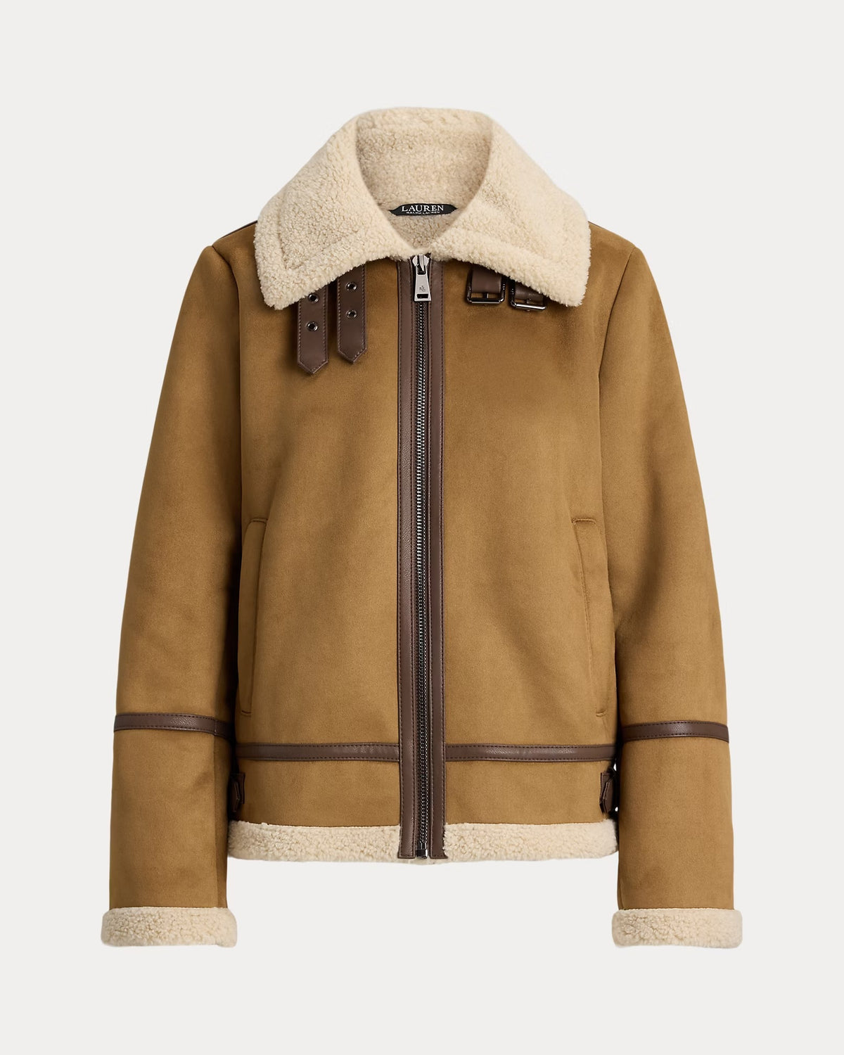 FX Shearling Short Belted 24" Unlined Coat