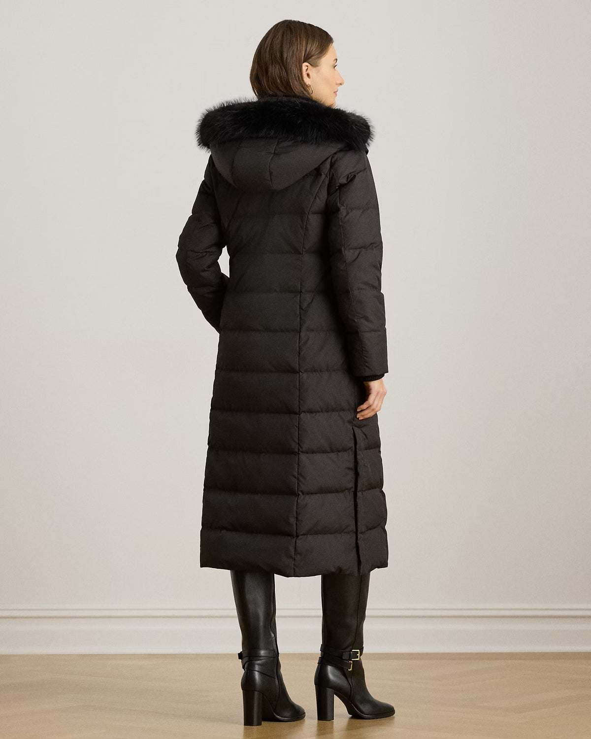 FF Trim Puffer 45" Insulated Coat