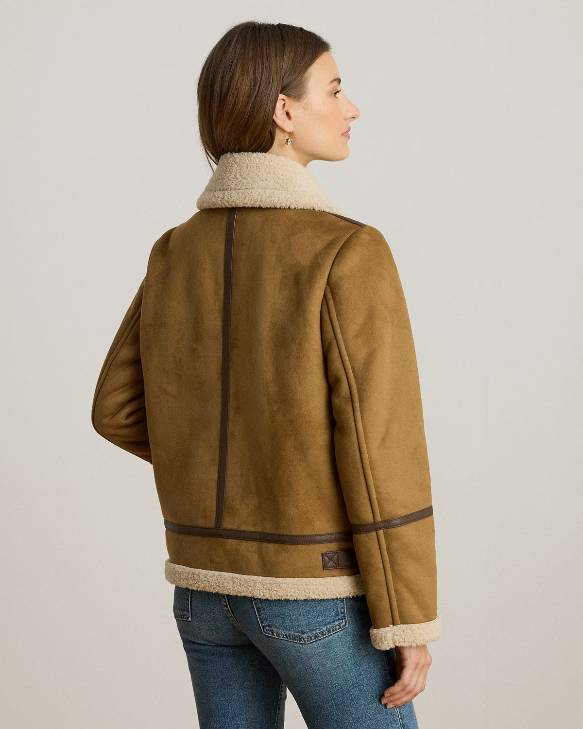 FX Shearling Short Belted 24" Unlined Coat
