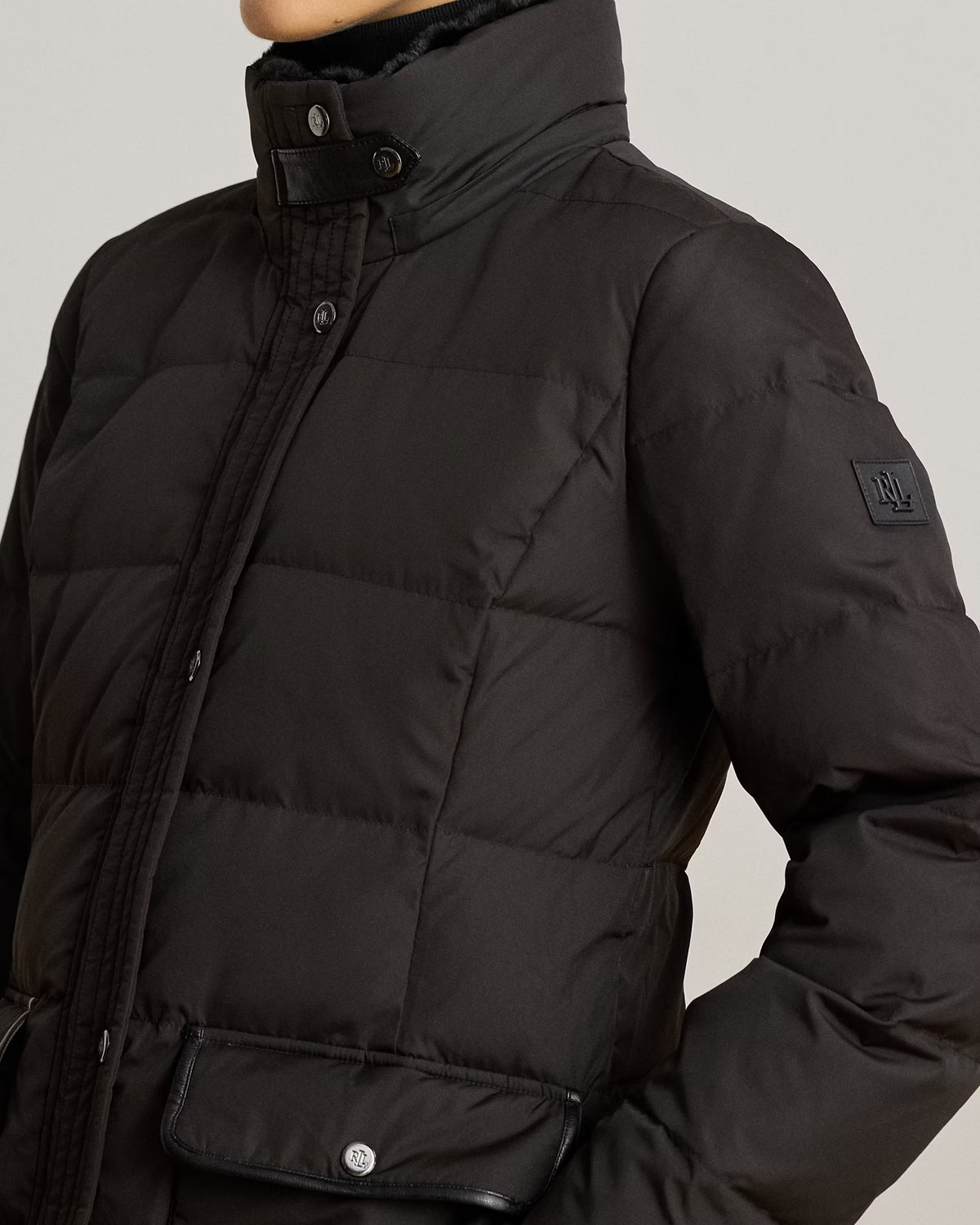 FF Trim Puffer 45" Insulated Coat