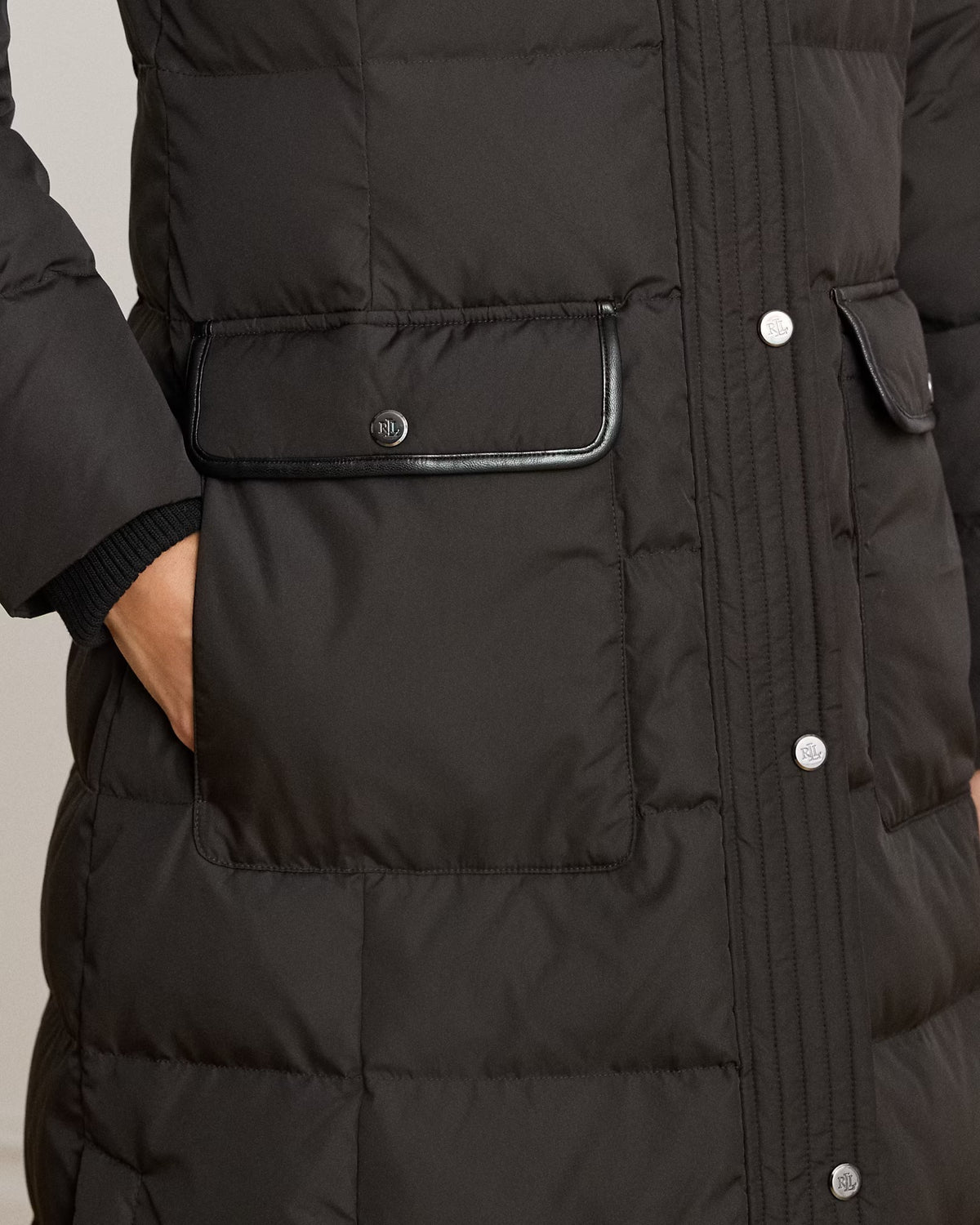 FF Trim Puffer 45" Insulated Coat