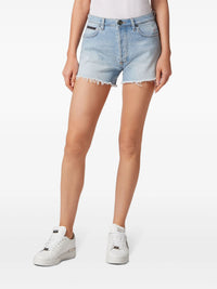 Logo-Appliquéd Blue Shorts