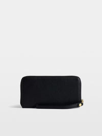 Logo-Detail Black Wallet