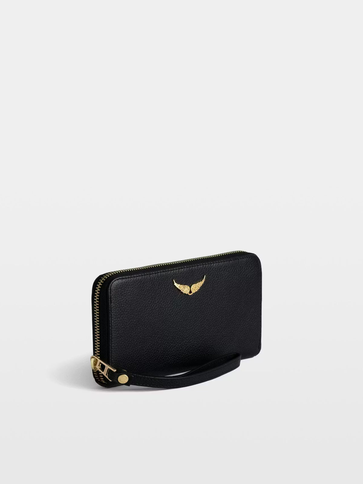 Logo-Detail Black Wallet