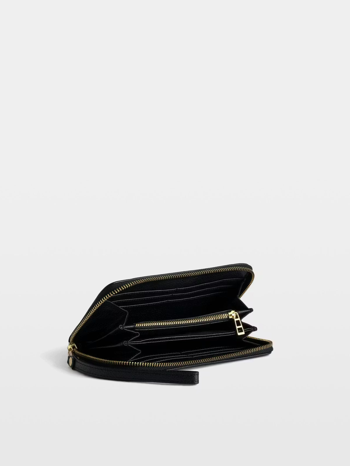 Logo-Detail Black Wallet