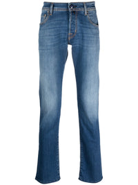 Nick Mid-Rise Blue Jeans