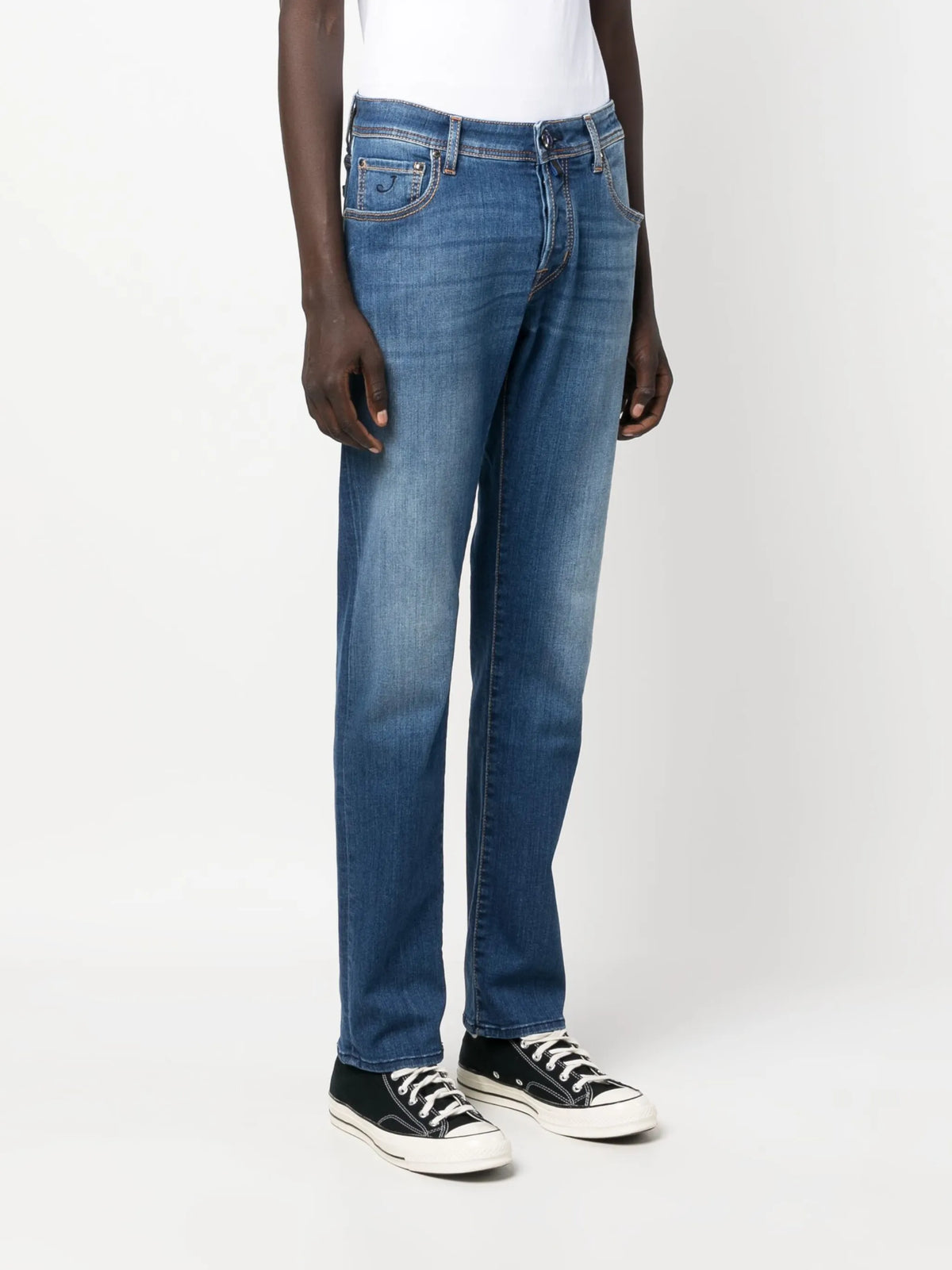 Nick Mid-Rise Blue Jeans