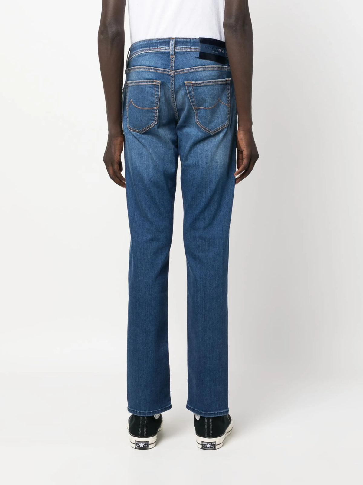 Nick Mid-Rise Blue Jeans