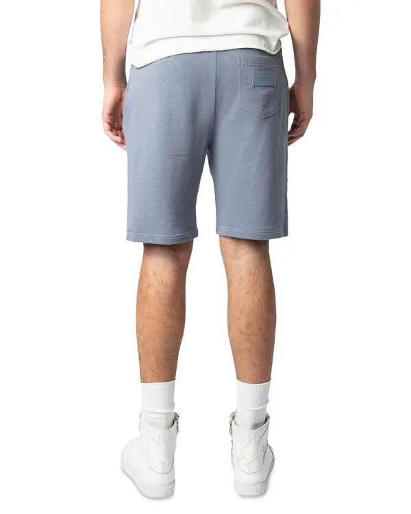 Party Slub Grey Shorts