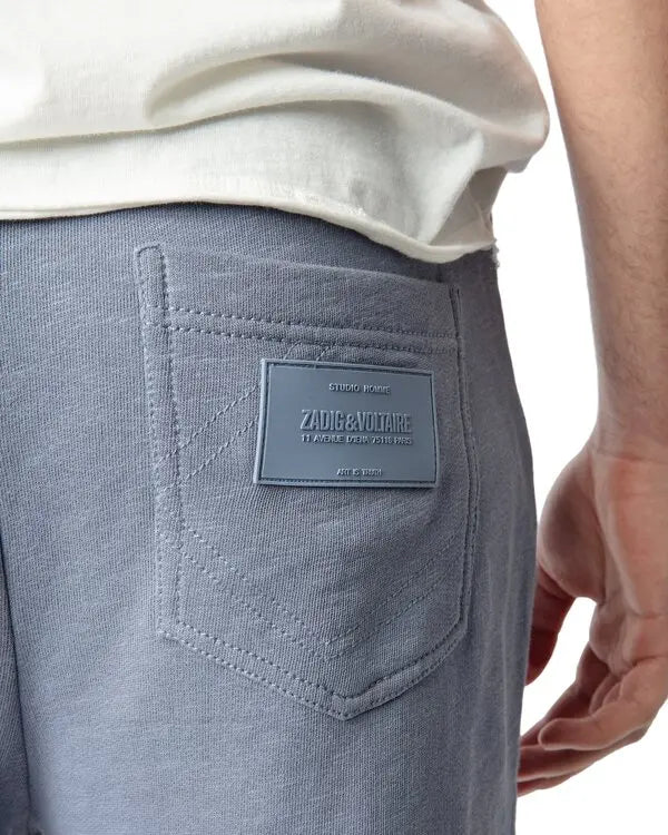 Party Slub Grey Shorts