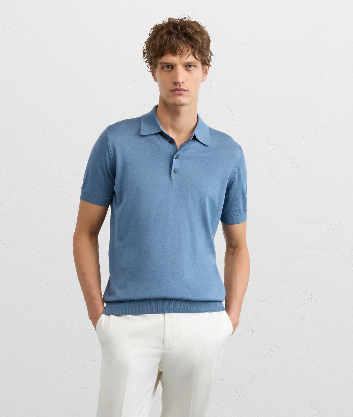 Silk and Cotton Polo