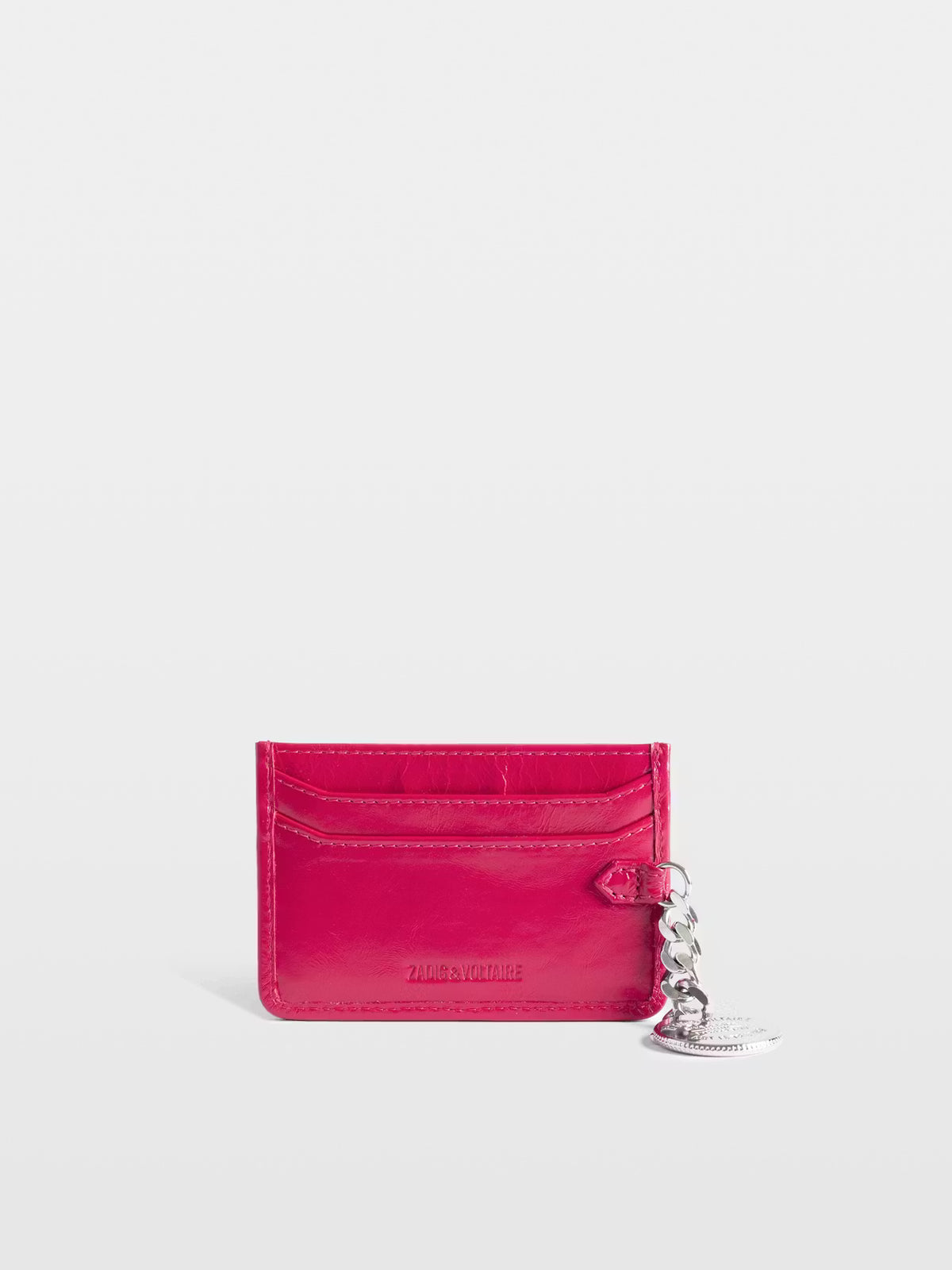 SUNNY PASS VINTAGE PATENT Red CARDHOLDER