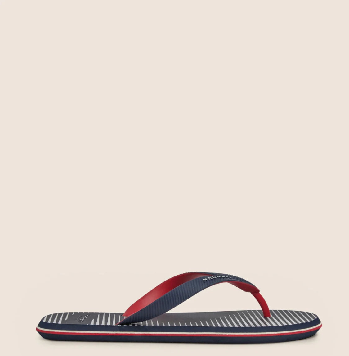 Tote Navy/Red Flip Flops