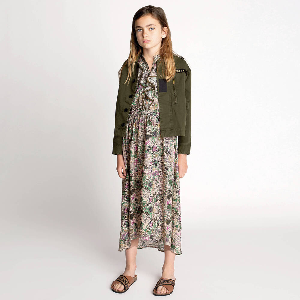 Kid Coton Green Jacket